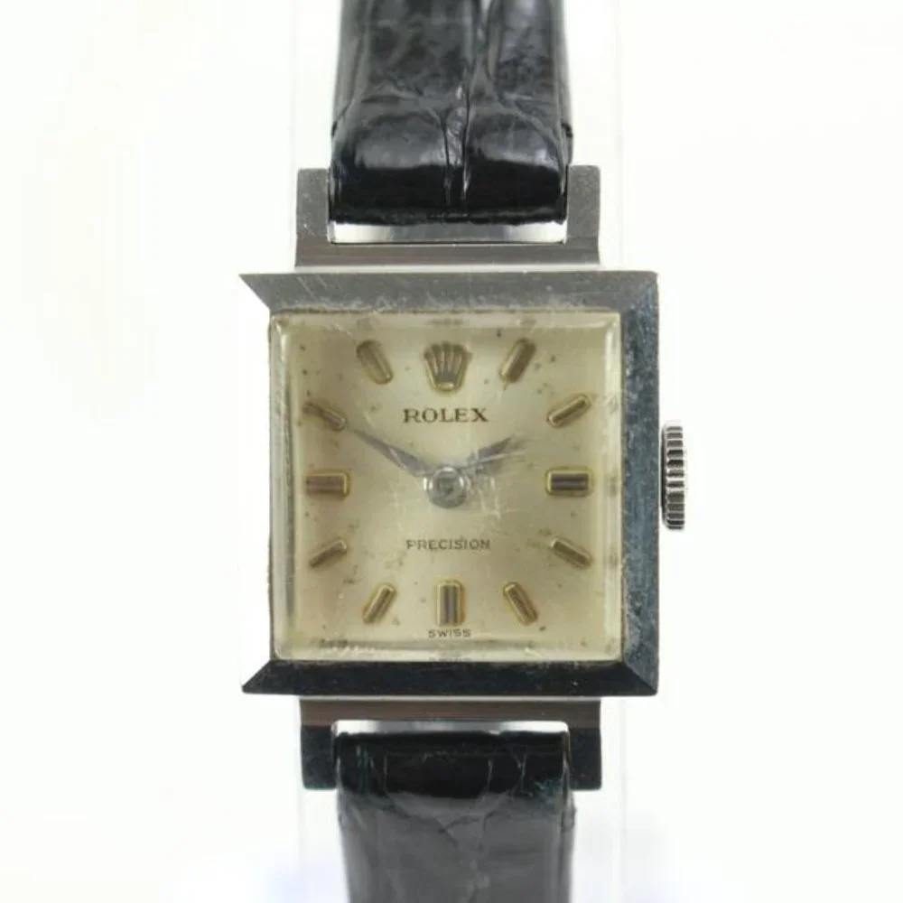 Rolex Ref 3408 18mm Square Watch 84ro711s